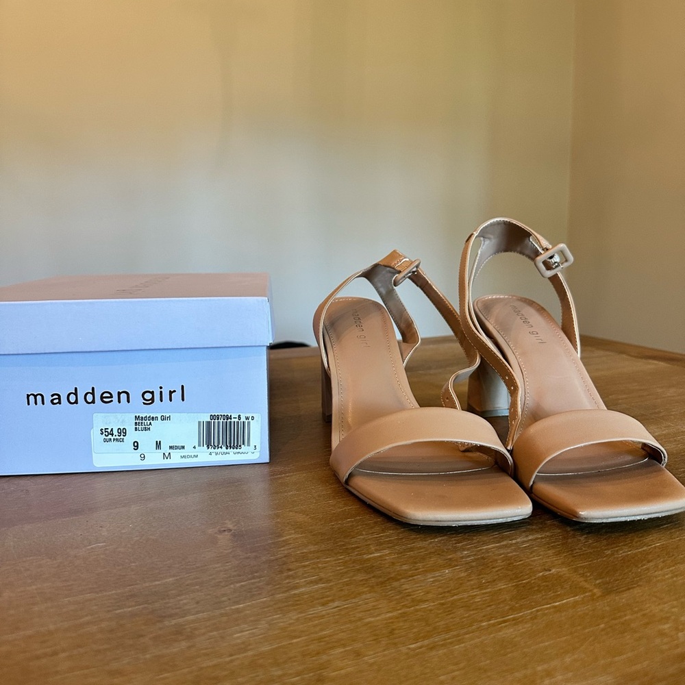 Madden Girl Nude Heeled Sandals